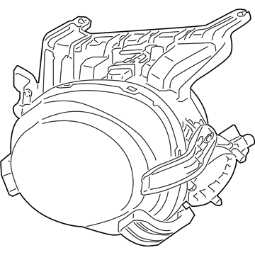 Nissan 26075-1KM0A Headlamp Housing Assembly, Driver Side