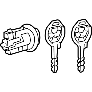 Toyota 69057-0T030 Cylinder & Keys