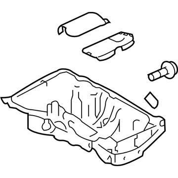 Ford 6M8Z-6675-AB Oil Pan