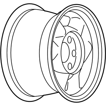 GM 9598384 Wheel, Alloy