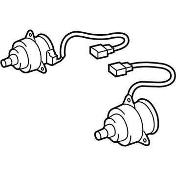 Lexus 16363-20400 Motor, Cooling Fan