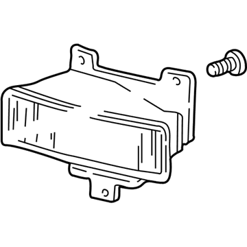 Ford 1L3Z-15200-AA Fog Lamp Assembly