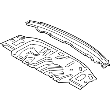 BMW 41-00-7-259-574 Partition, Luggage Compartment, Top