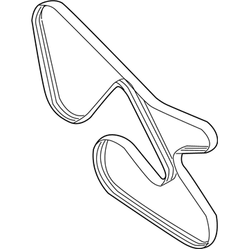 Hyundai 25212-2C400 Ribbed V-Belt