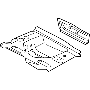 BMW 41-11-7-330-954 Luggage-Compartment Floor, Rear