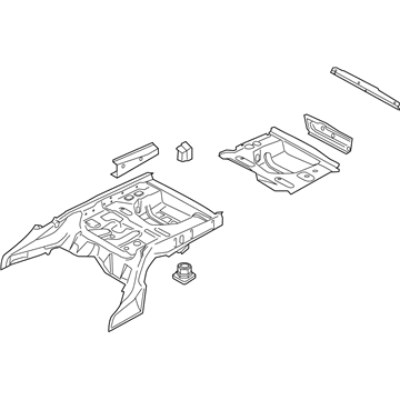 BMW 41-11-7-330-958 Trunk Floor