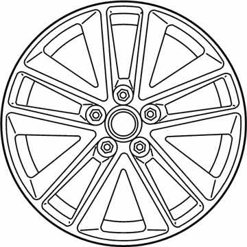 Infiniti D0C00-2V73A Wheel-Aluminum