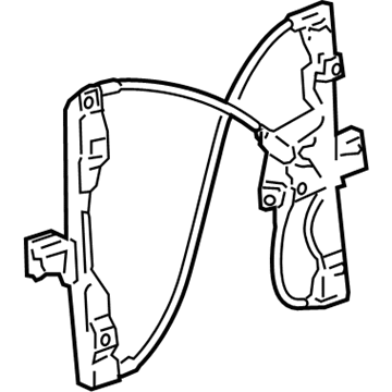 GM 25939269 Front Side Door Window Regulator