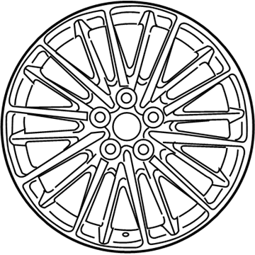 Lexus 42611-50640 Wheel, Disc