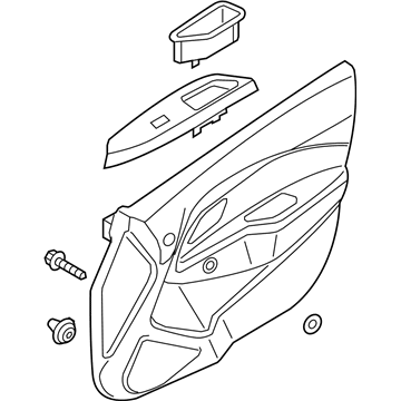 Kia 823071W600DCM Panel Assembly-Front Door Trim