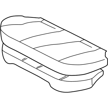 Toyota 71460-02141-E0 Cushion Assembly, Rear Seat