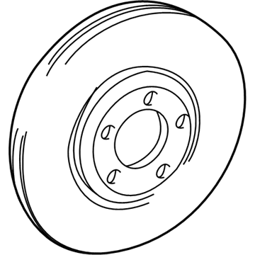 Ford 2U2Z-1V125-HB Rotor