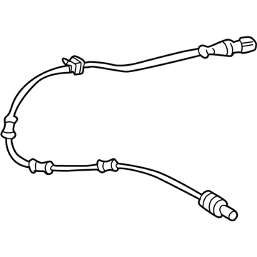 Ford 3W4Z-2C204-AA Front Speed Sensor