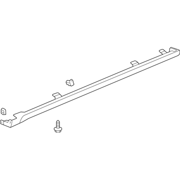 Honda 71800-SDA-A11ZA Garnish Assy., R. Side Sill *B92P* (NIGHTHAWK BLACK PEARL)