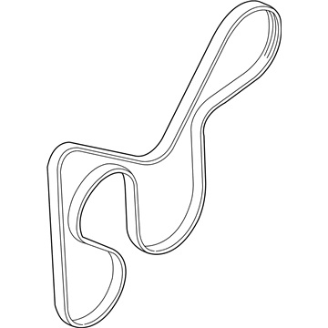 Hyundai 25212-2B140 Ribbed V-Belt