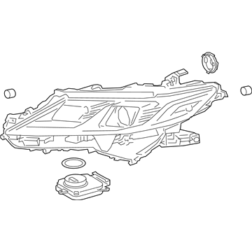 Toyota 81110-06F40 Composite Headlamp