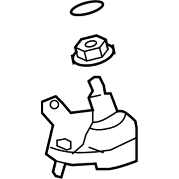 Lexus 43330-09720 Front Lower Ball Joint Assembly, Left