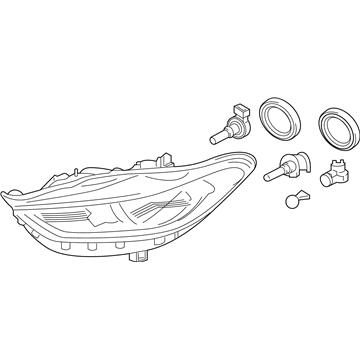 Ford HS7Z-13008-H Composite Assembly