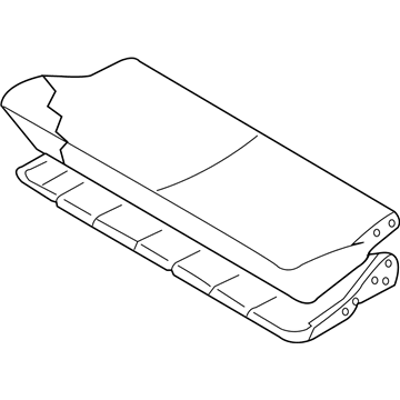 Nissan 89300-5Z212 Cushion Assy-3RD Seat