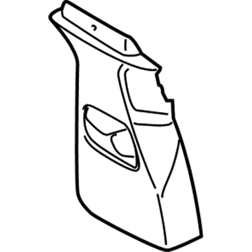 BMW 51-43-8-072-813 Cover Column B Left