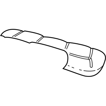 GM 12459508 Pad Asm, Rear Seat Cushion (W/O Latch)