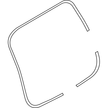 Nissan 90830-6RA0A Weatherstrip-Back Door
