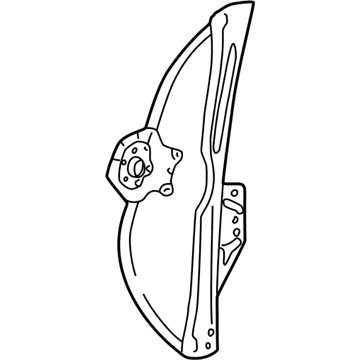 Mopar 5067544AA Front Door Window Regulator