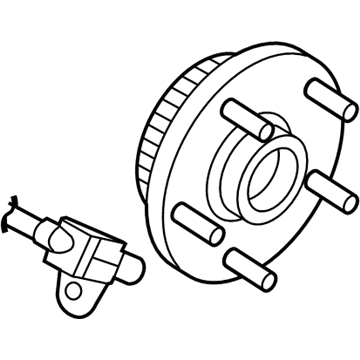 Mopar 5154171AA Front Brake Hub And Bearing