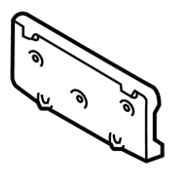 Ford FL1Z-17A385-AA License Bracket