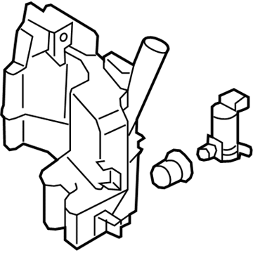 Infiniti 28910-1MA0A Windshield Washer Tank Assembly