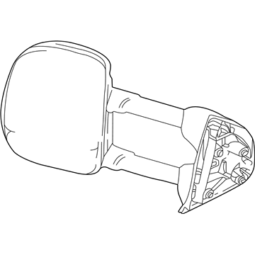 Ford 3C7Z-17682-EAA Mirror Assembly