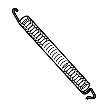 BMW 51-24-7-430-614 Tension Spring, Trunk Lid/Ta