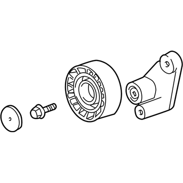 BMW 11-28-1-702-013 Air Conditioner Tensioner Pulley