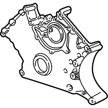 BMW 11-14-7-513-438 Timing Case Cover, Bottom