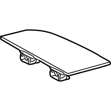 Lexus 58408-0E010-A0 Board Sub-Assy, Deck, NO.2