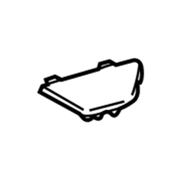 Lexus 64714-0E010-A0 Cover, Deck Side Trim, RH
