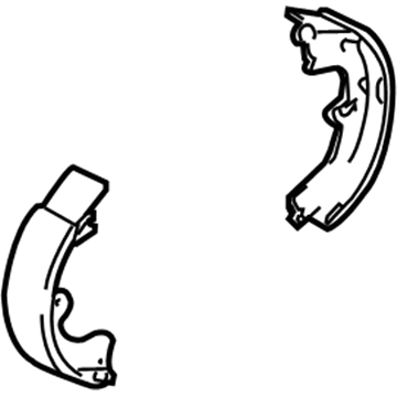 Kia 583502EA10 Parking Brake Shoe Kit