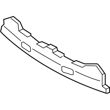 Hyundai 86620-3V000 Absorber-Rear Bumper Energy