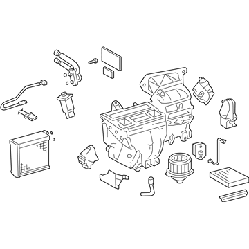 Toyota 87010-02720 AC Assembly