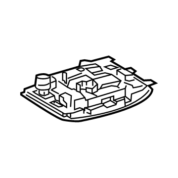 Lexus 81208-33020-E0 Lamp Sub-Assembly, Map