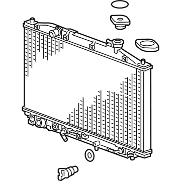 Honda 19010-RV0-A61 Radiator