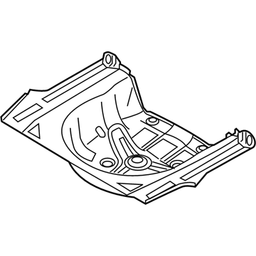 Hyundai 65513-C2000 Panel Assembly-Rear Floor, Rear