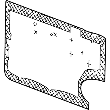 Mopar 55255105AG Shield-Front Door