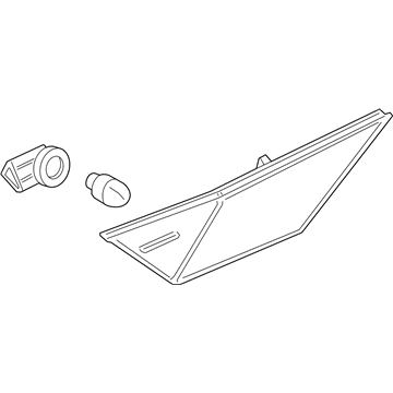 Honda 33850-TBA-A02 Light Assembly, Left Front Side Marker