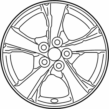 Toyota 42611-02D40 Rim, Wheel