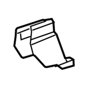 Honda 81106-TG7-A31ZA Cover, R. FR. Seat Foot (Inner) *NH900L* (RR) (DEEP BLACK)