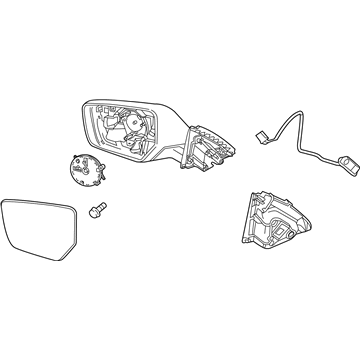 GM 84269187 Mirror Assembly