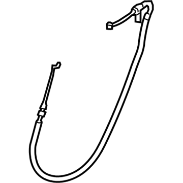 BMW 51-22-5-A07-7A0 BOWDEN CABLE, OUTSIDE DOOR H