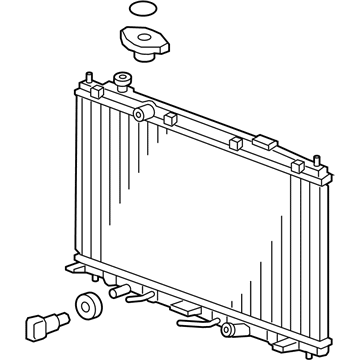 Honda 19010-5R1-901 Radiator (Denso)