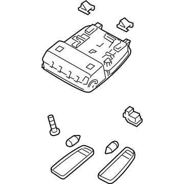 Kia 92800G5100HGC Lamp Assembly-Overhead Console